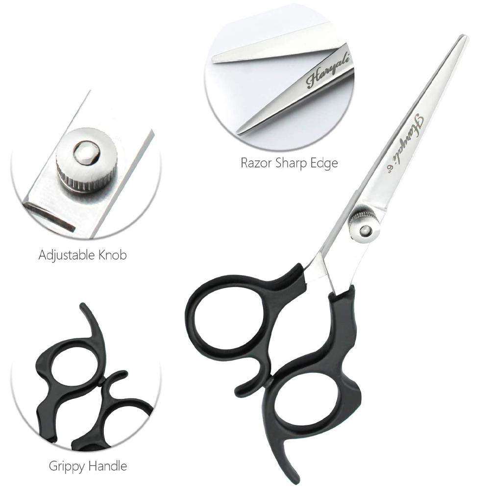 Professional 6” Hairdressing Thinning Hair Cutting Scissors Set - HARYALI LONDON