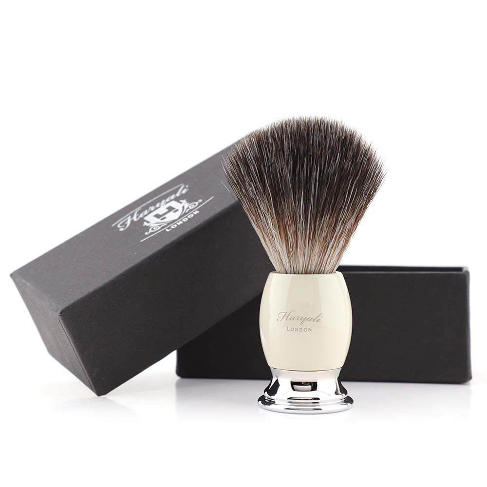 Haryali's Thunder Synthetic Black Hair Shaving Brush - HARYALI LONDON